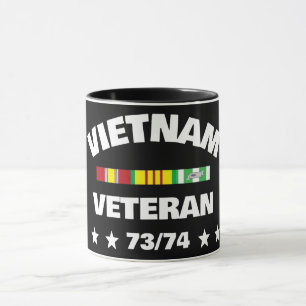 VIETNAM VETERANS TOUR OF DUTY 73-74 COFFEE MUG