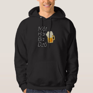 Vietnam Viet Vietnamese Mot Hai Ba Dzo One Two Thr Hoodie