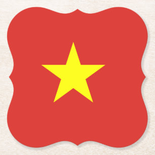Vietnam (Vietnamese) Flag Paper Coaster