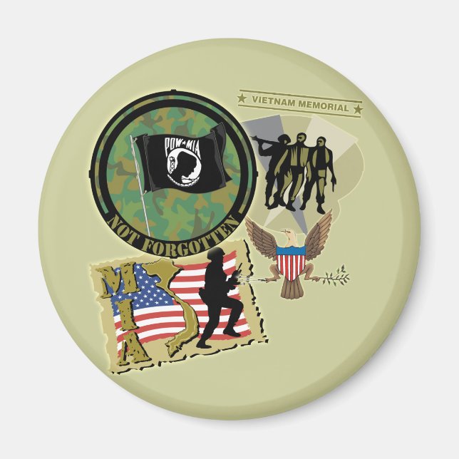 Vietnam War Magnet (Front)