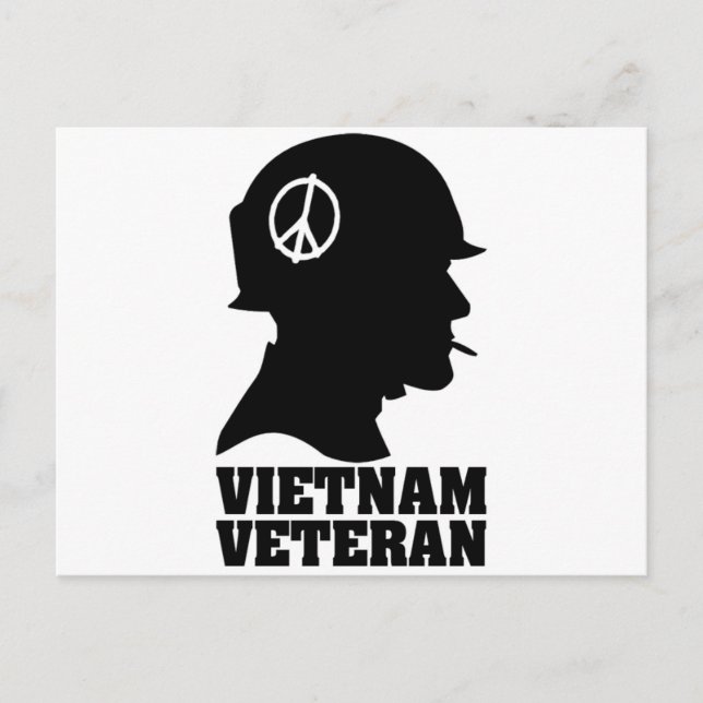 Vietnam War Veteran Postcard (Front)