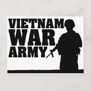Vietnam War Veteran Postcard