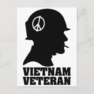 Vietnam War Veteran Postcard