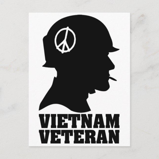 Vietnam War Veteran Postcard (Front)