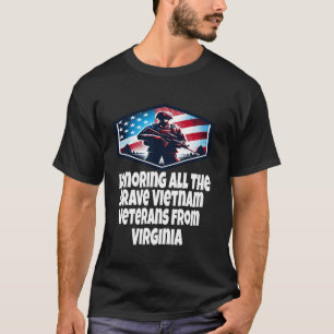 Vietnam War Veteran The Brave Vietnam Veterans Fro T-Shirt