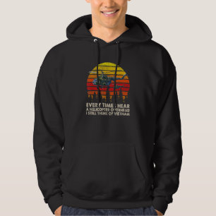 Vietnam War Veterans I Still Think Of Vietnam Memo Hoodie