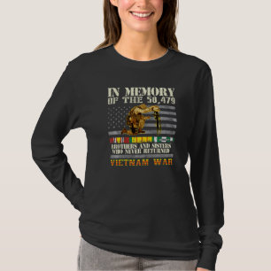 Vietnam War Veterans US Memorial Day In The Memory T-Shirt