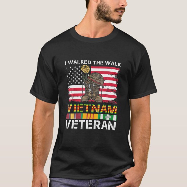Vietnam War _ Vietnam Veteran T Gift _ Us Veterans T-Shirt (Front)