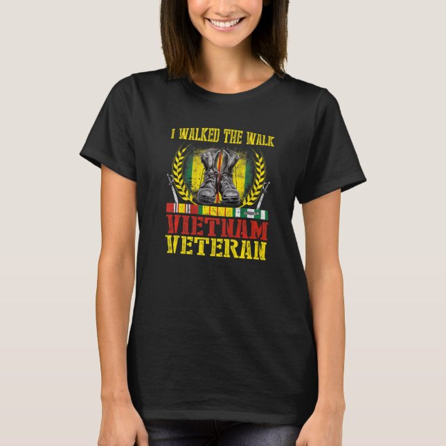 Vietnam War  Vietnam Veteran Us Veterans Day Premi T-Shirt (Front)