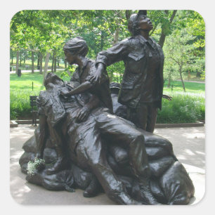 Vietnam Women's Memorial, Washington, D.C. Square Sticker
