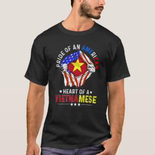 Vietnamese American America Pride Foreign Vietnam  T-Shirt