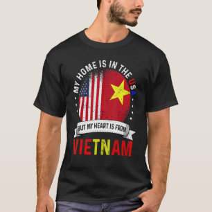 Vietnamese American Patriot Heart Is From Vietnam T-Shirt