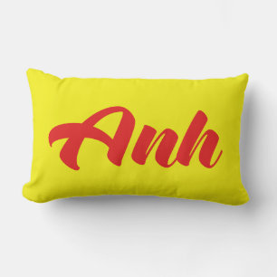 Vietnamese Brother - Anh ~ Tiếng Việt Language Lumbar Cushion
