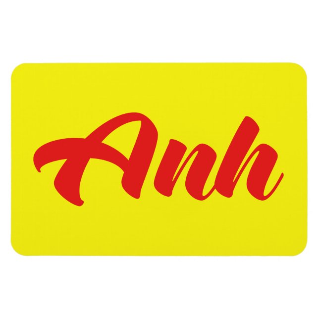 Vietnamese Brother - Anh ~ Tiếng Việt Language Magnet (Horizontal)