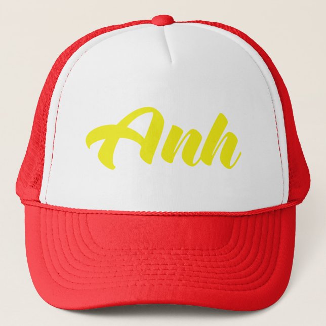 Vietnamese Brother - Anh ~ Tiếng Việt Language Trucker Hat (Front)