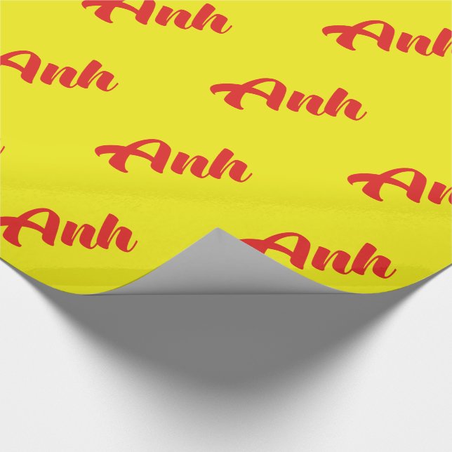 Vietnamese Brother - Anh ~ Tiếng Việt Language Wrapping Paper (Corner)