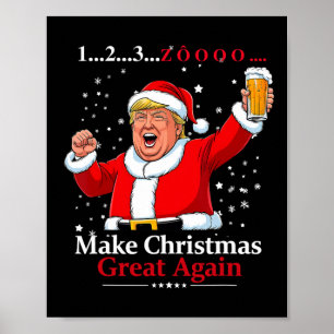 Vietnamese Christmas Beer Party Trump Make Christm Poster
