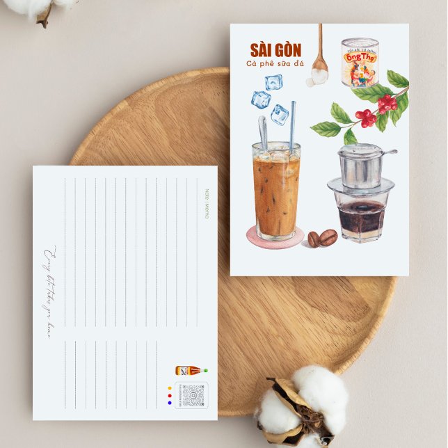 Vietnamese Coffee Postcard (Creator Uploaded)