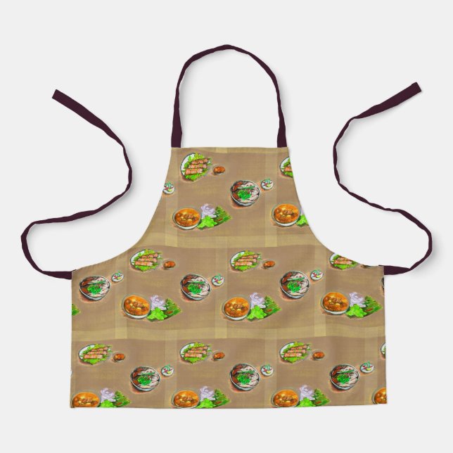 Vietnamese dishes apron (Front)