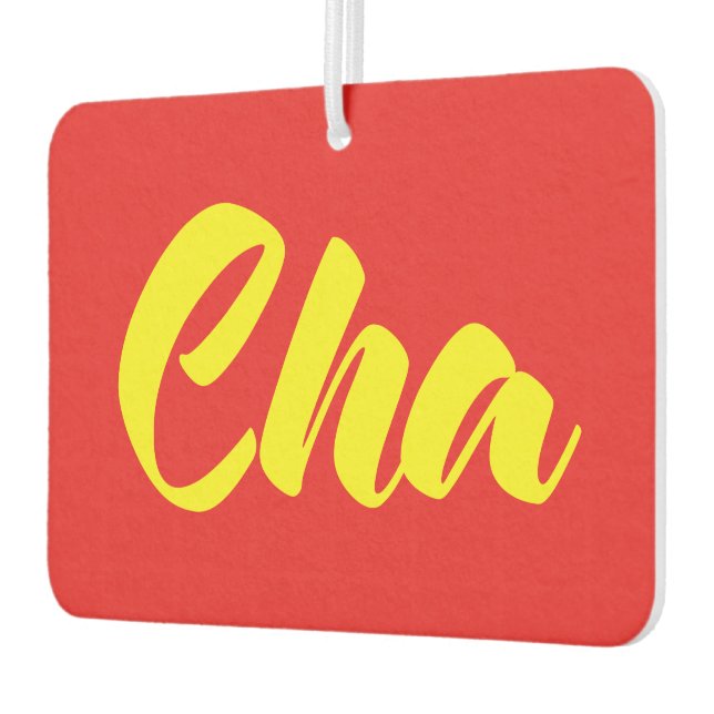 Vietnamese Father - Cha ~ Tiếng Việt Language Car Air Freshener (Left)