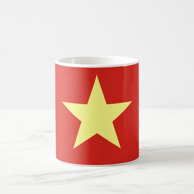 Vietnamese flag coffee mug (Center)