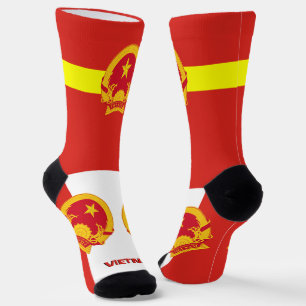 Vietnamese Flag Patriotic, Sustainable Vietnam Socks