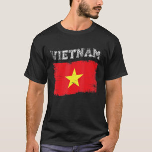 Vietnamese Flag Tourist Holiday Destination Vietna T-Shirt