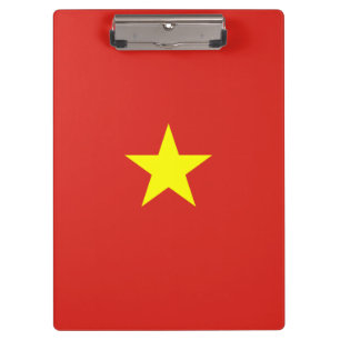 Vietnamese Flag (Vietnam) Clipboard
