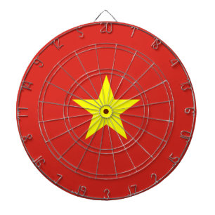 Vietnamese Flag (Vietnam) Dartboard