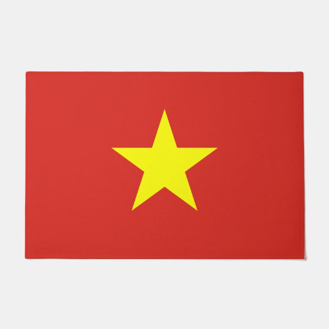 Vietnamese Flag (Vietnam) Doormat (Front)