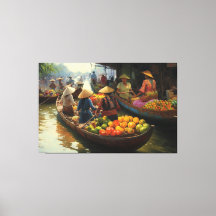 Vietnamese Floating Market, Vietnam, Vietnamese 