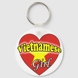 Vietnamese Girl Key Ring