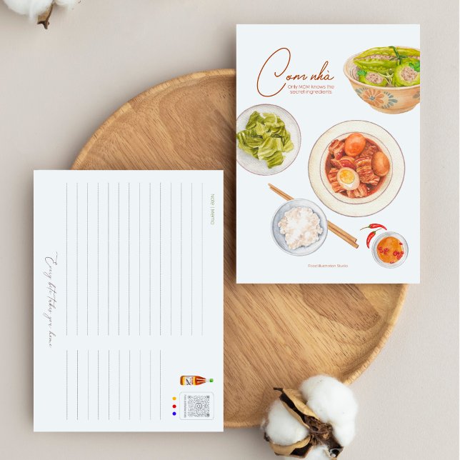 Vietnamese Home Meal Postcard (Creator Uploaded)