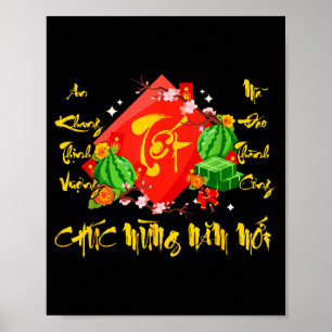 Vietnamese Lunar New Year 2026 Tet Viet Chuc Mung Poster