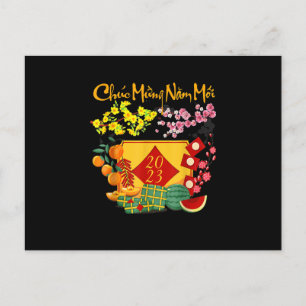 Vietnamese Lunar New Year - Tet 2023 Decoration Li Holiday Postcard