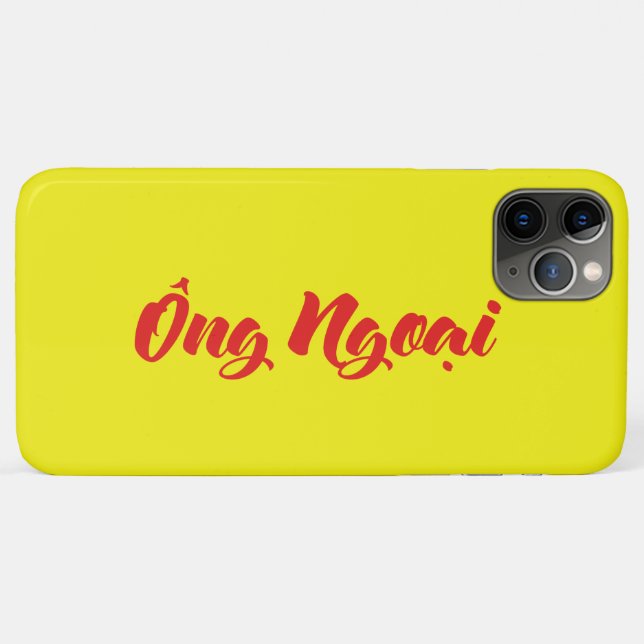 Vietnamese (Maternal) Grandfather - Ông Ngoại Case-Mate iPhone Case (Back (Horizontal))