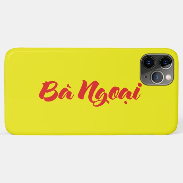 Vietnamese (Maternal) Grandmother - Bà Ngoại Case-Mate iPhone Case (Back (Horizontal))
