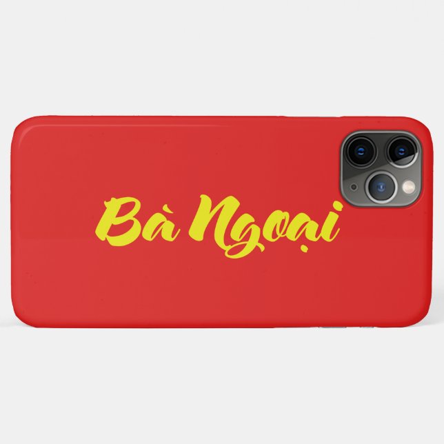 Vietnamese (Maternal) Grandmother - Bà Ngoại Case-Mate iPhone Case (Back (Horizontal))