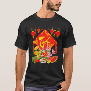 Vietnamese New Year Tet Calligraphy Matching Famil T-Shirt