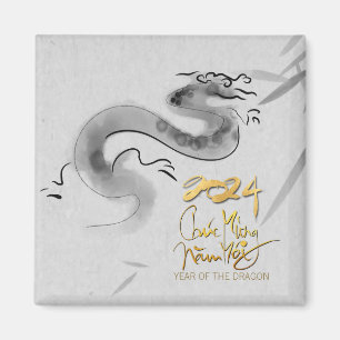 Vietnamese Original Dragon Year 2024 SqM Magnet