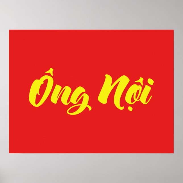 Vietnamese (Paternal) Grandfather - Ông Nội Poster (Front)
