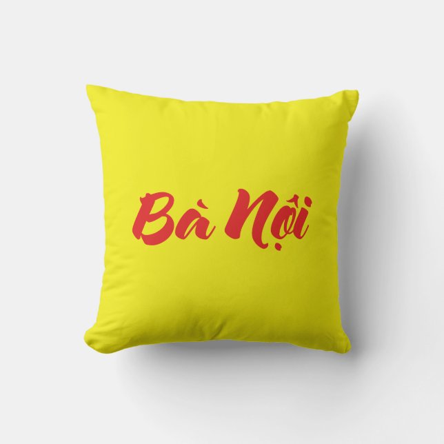 Vietnamese (Paternal) Grandmother - Bà Nội Cushion (Front)