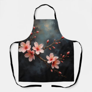 Vietnamese Peach Blossom Art Apron