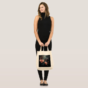 Vietnamese Peach Blossom Art Tote Bag