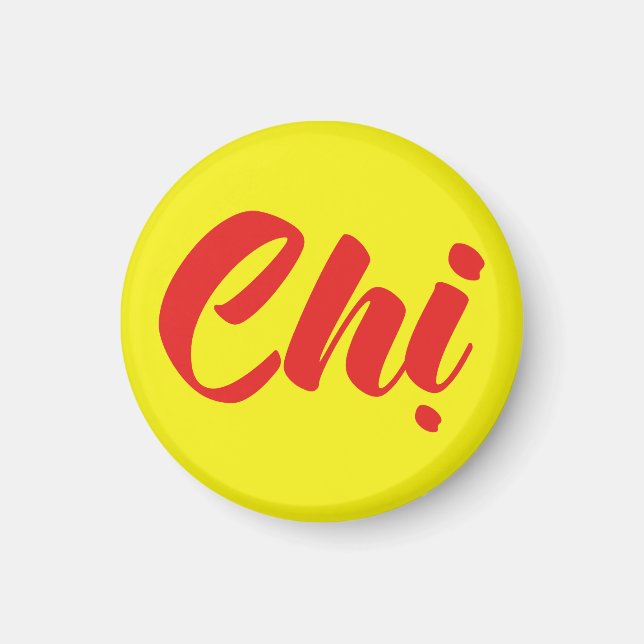 Vietnamese Sister - Chị ~ Tiếng Việt Language Magnet (Front)