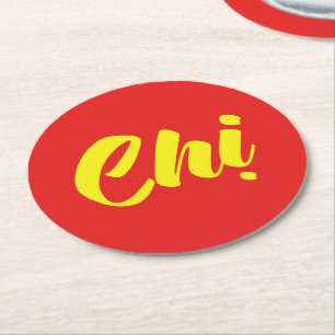 Vietnamese Sister - Chị ~ Tiếng Việt Language Round Paper Coaster