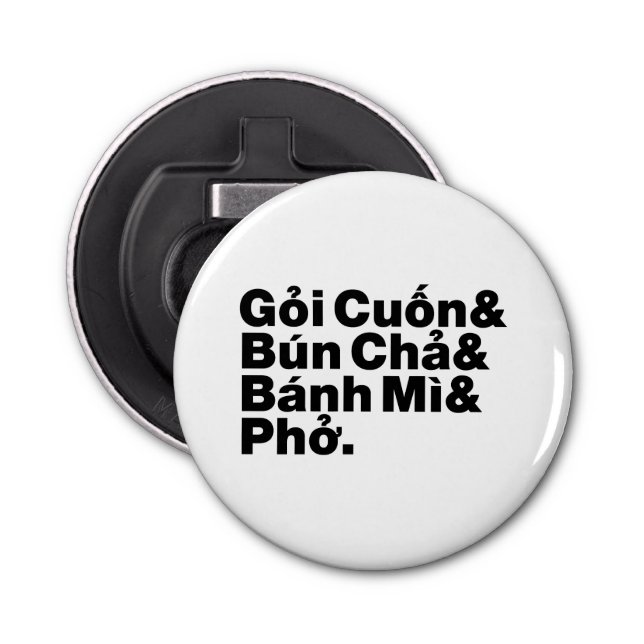 Vietnamese Street Food Bottle Opener (Front)