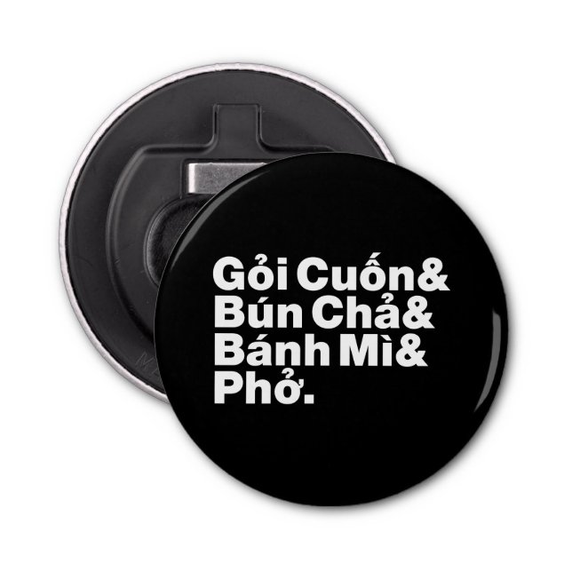 Vietnamese Street Food Bottle Opener (Front)