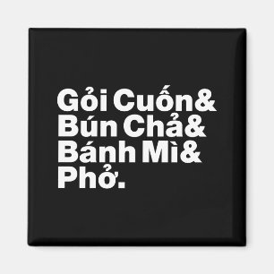 Vietnamese Street Food Magnet