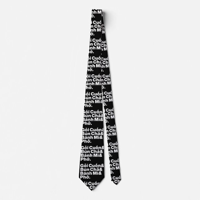 Vietnamese Street Food Tie (Front)